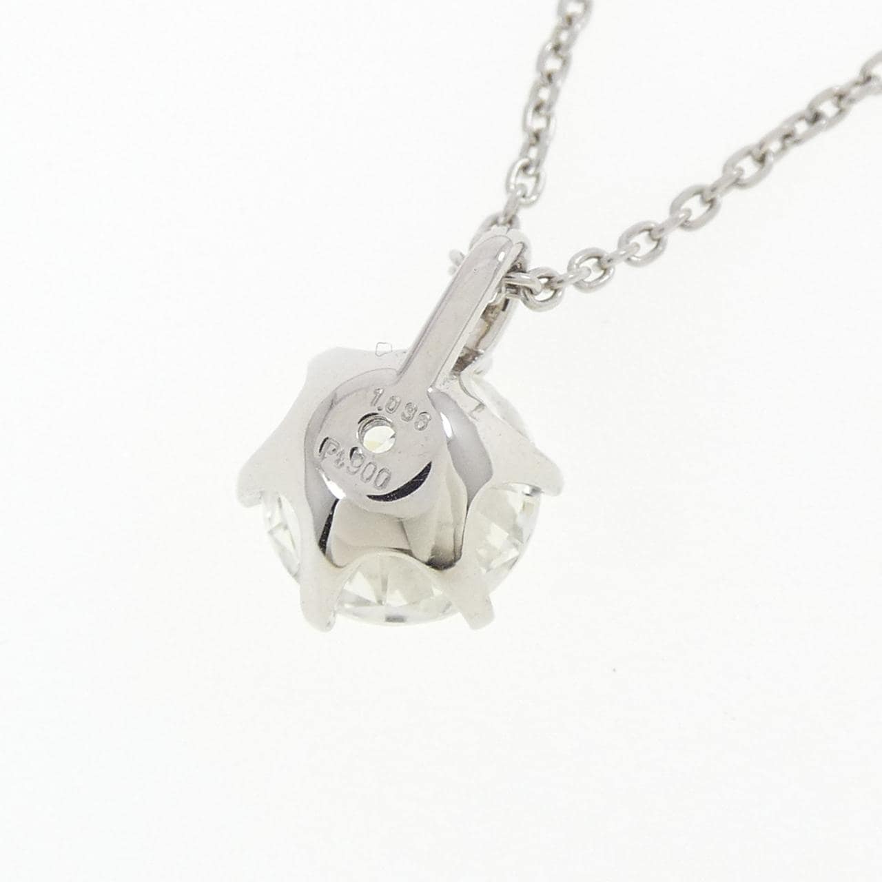 【リメイク】PT900/PT850 ダイヤモンド ネックレス 1.036CT I I1 Good