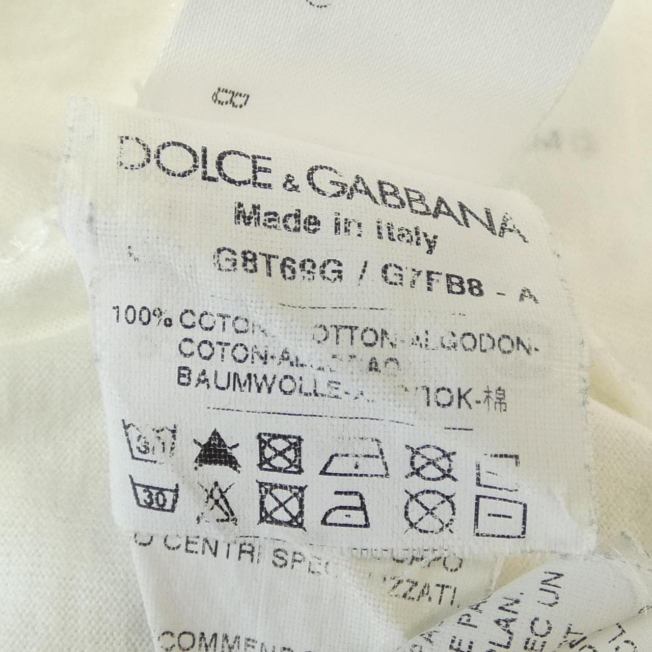 ドルチェアンドガッバーナ DOLCE&GABBANA G8T69G Tシャツ