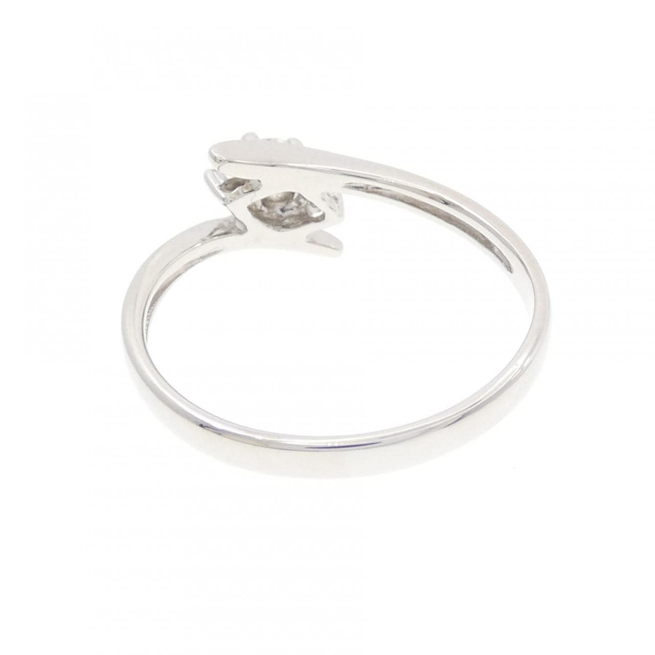 750WG ダイヤモンド リング 0.13CT
