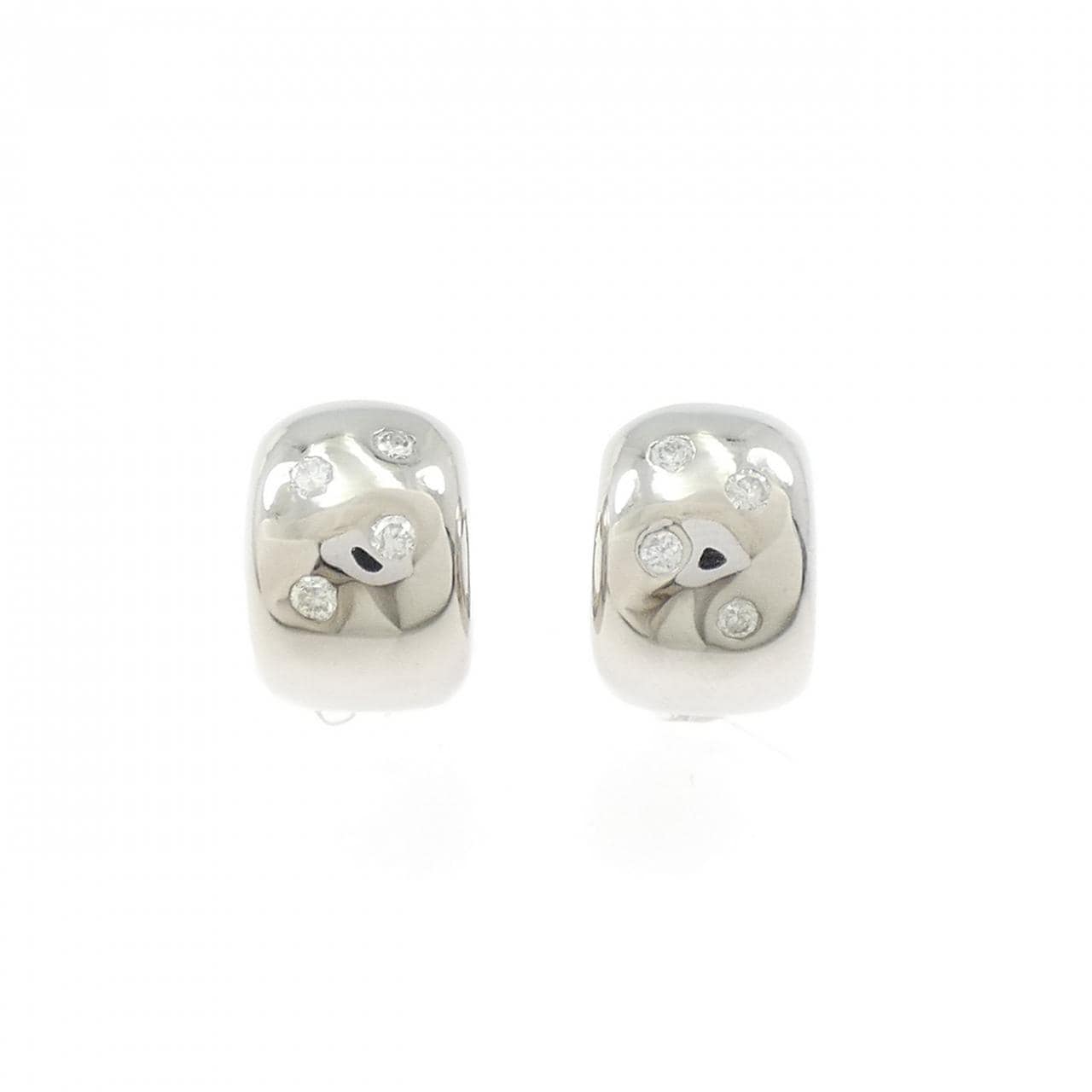 K18WG ダイヤモンド ピアス 0.20CT