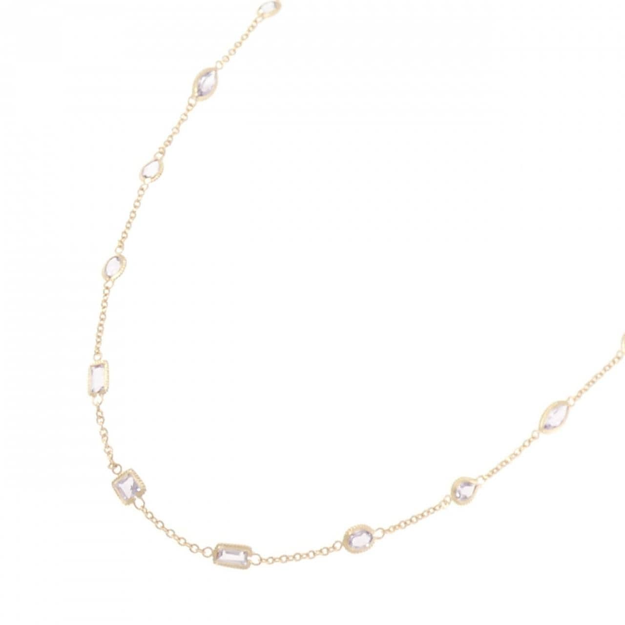 K18PG アメジスト ネックレス 5.37CT