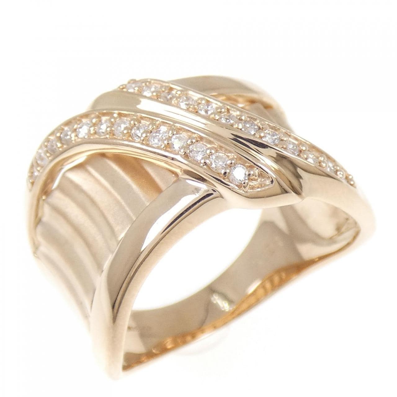K18PG ダイヤモンド リング 0.21CT