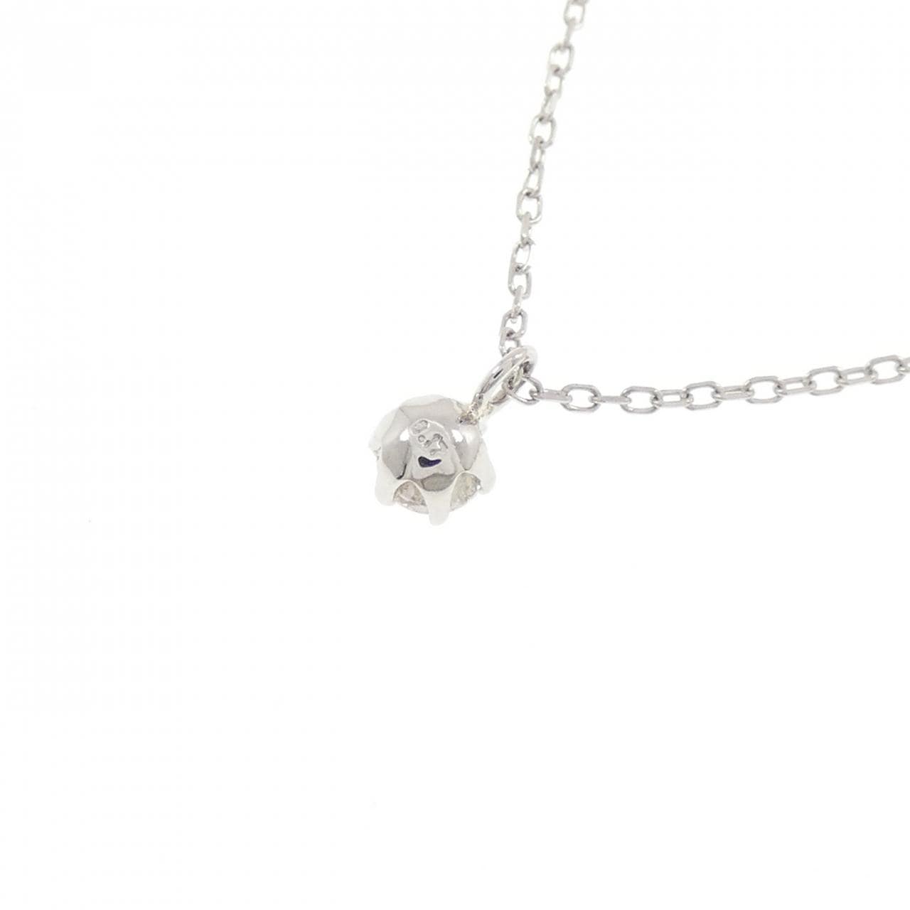 PT850 ソリティア ダイヤモンド ネックレス 0.17CT