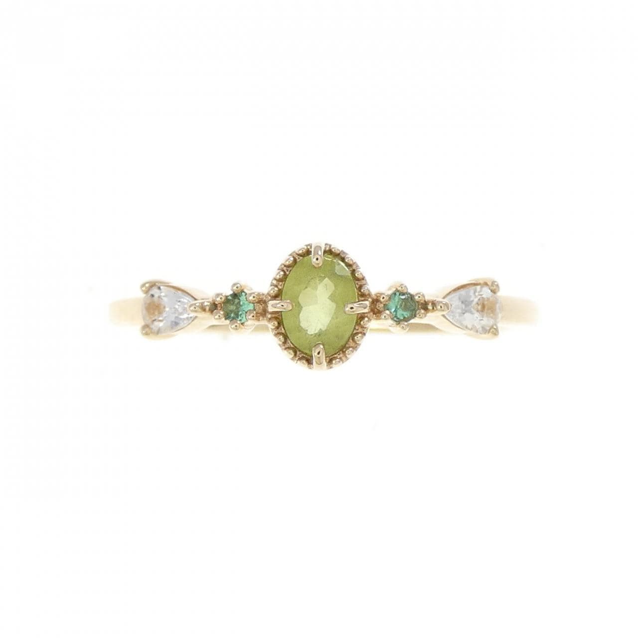 4゜C カラーストーン リング