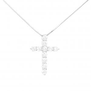 【新品】PT900/PT850 ダイヤモンド ネックレス 1.503CT E VS1-2 EXT-GOOD