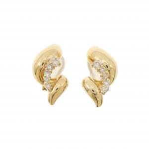 K18YG ダイヤモンド イヤリング 0.32CT