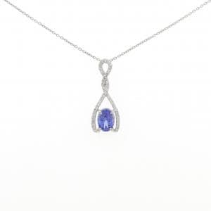 PT900/PT850 タンザナイト ネックレス 1.16CT