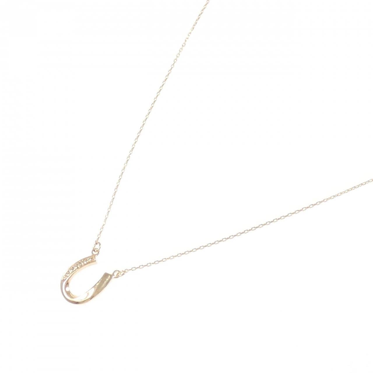 K10PG ダイヤモンド ネックレス 0.02CT