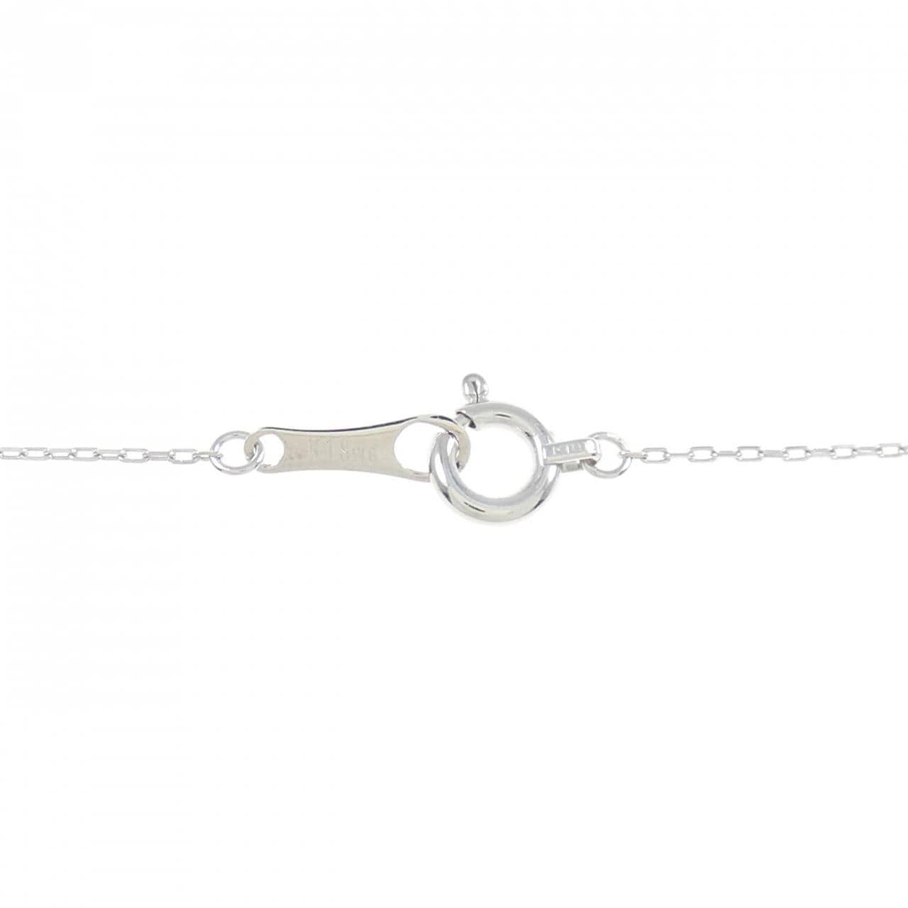 K18WG ダイヤモンド ネックレス 0.20CT