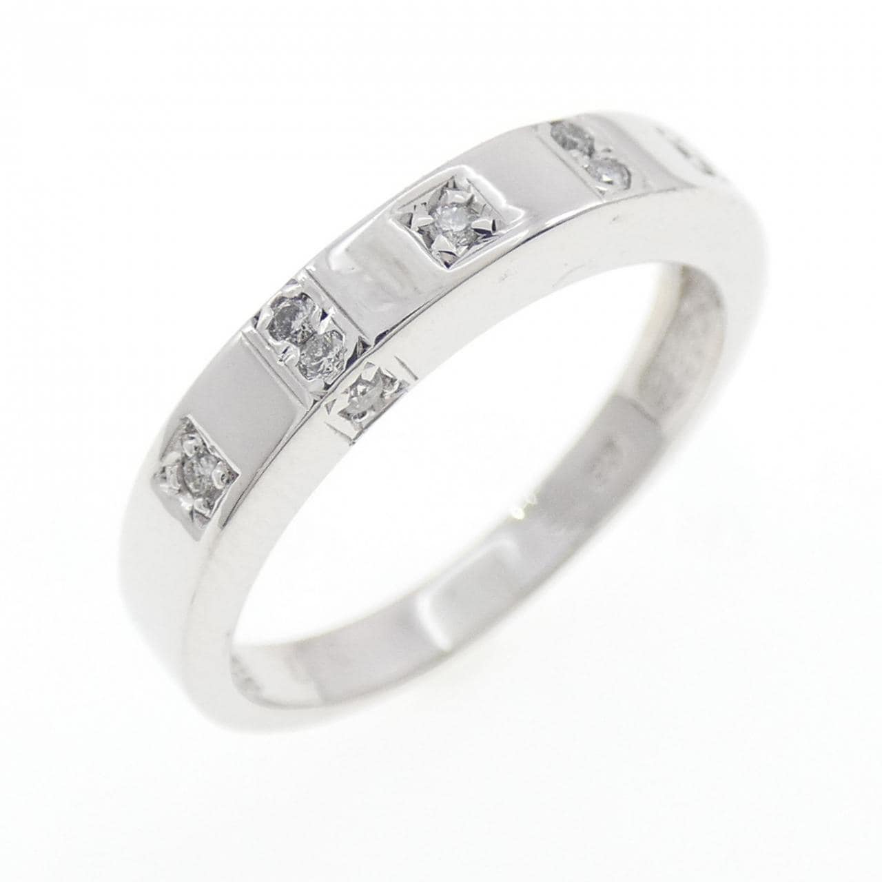 K18WG ダイヤモンド リング 0.07CT