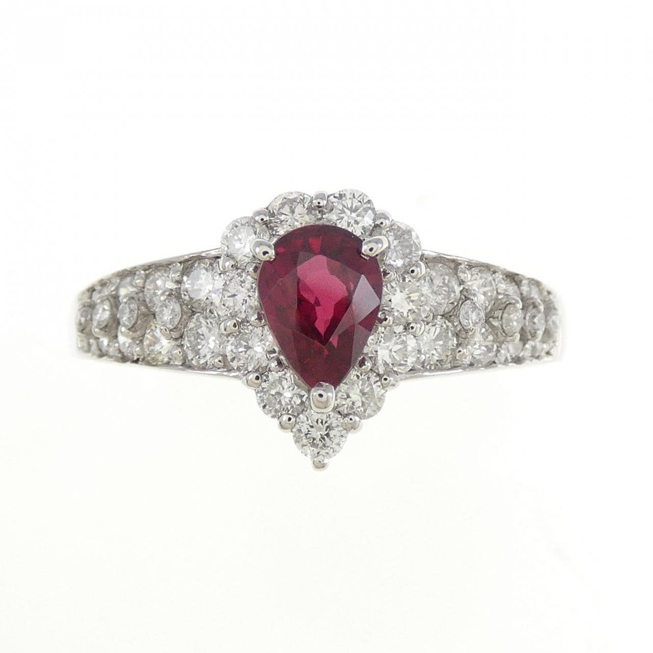 PT900 ルビー リング 0.66CT