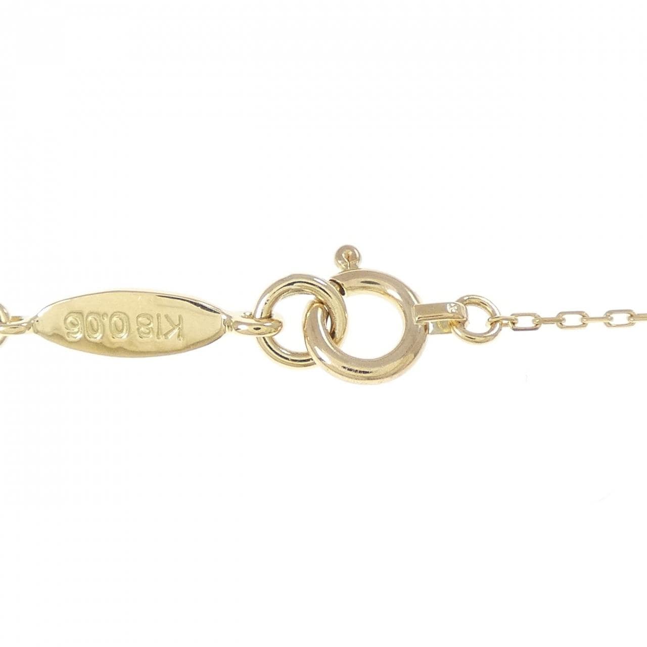 アーカー イニシャル ネックレス 0.06CT