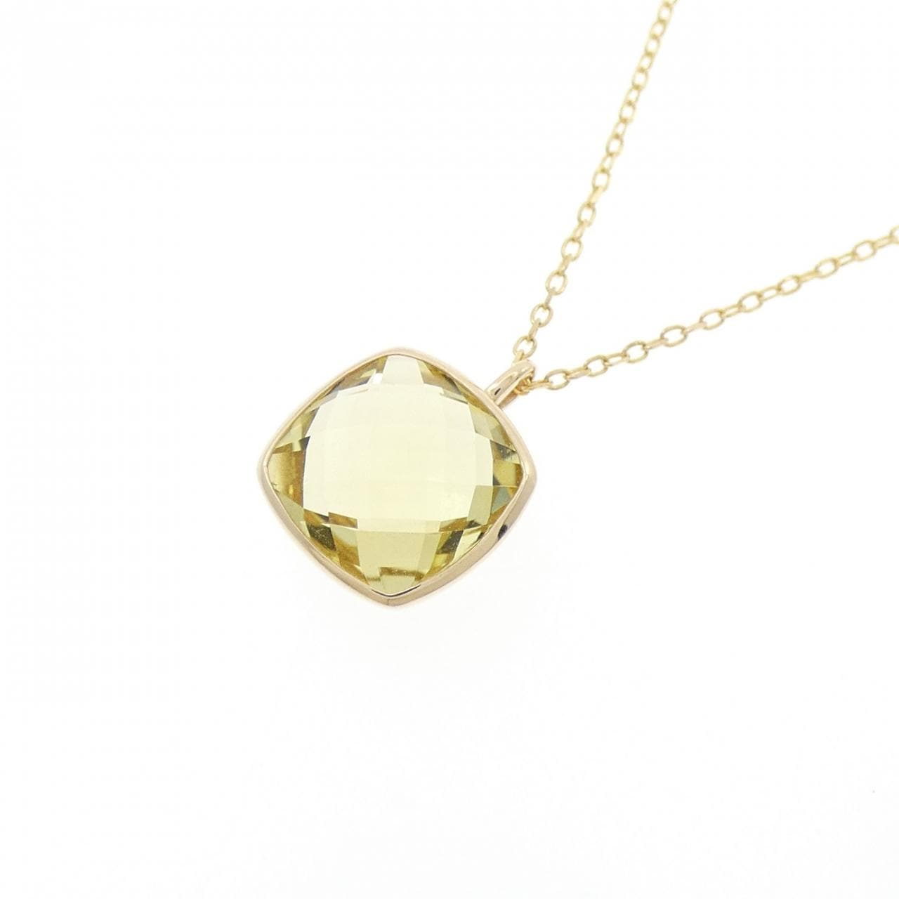 K10YG クオーツ ネックレス