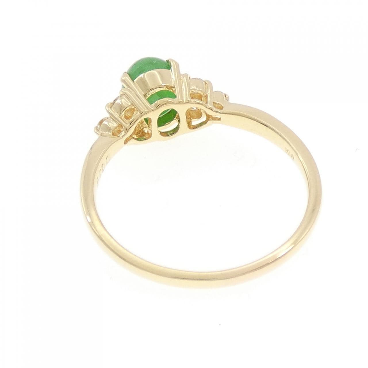 K18YG ヒスイ リング