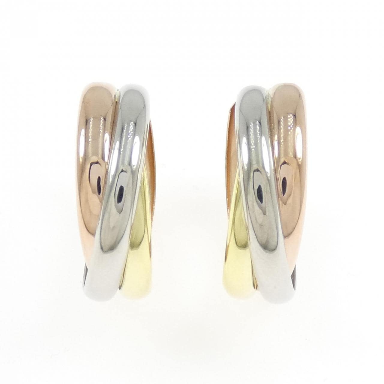 K18YG/PT900/K18PG フープ ピアス