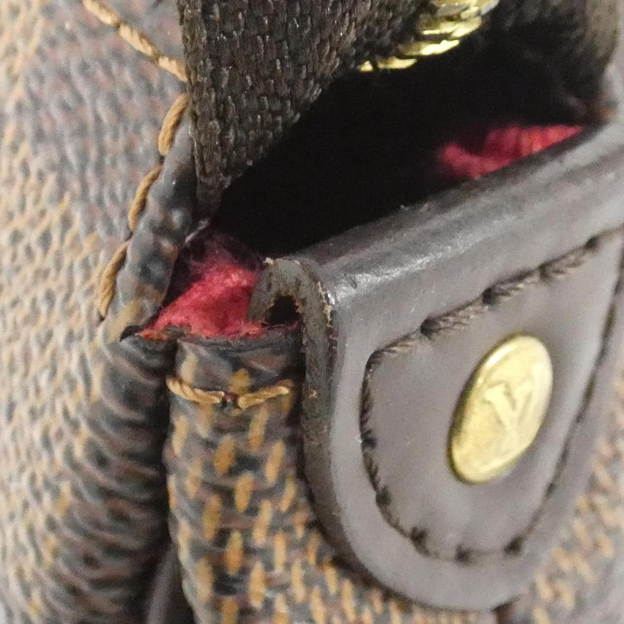 ルイヴィトン ダミエ エヴァ N55213 ショルダーバッグ