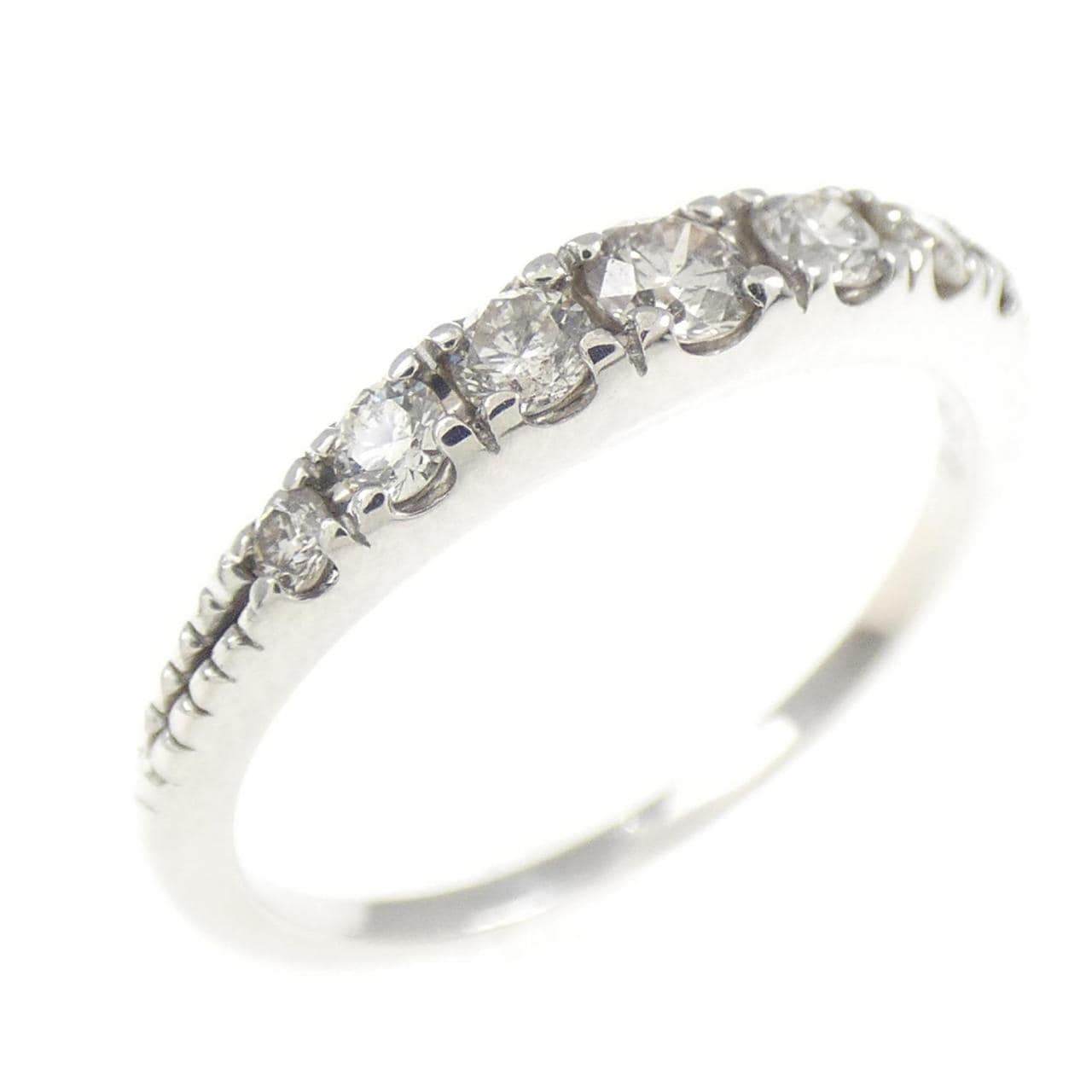 PT900 ダイヤモンド ピンキー リング 0.20CT