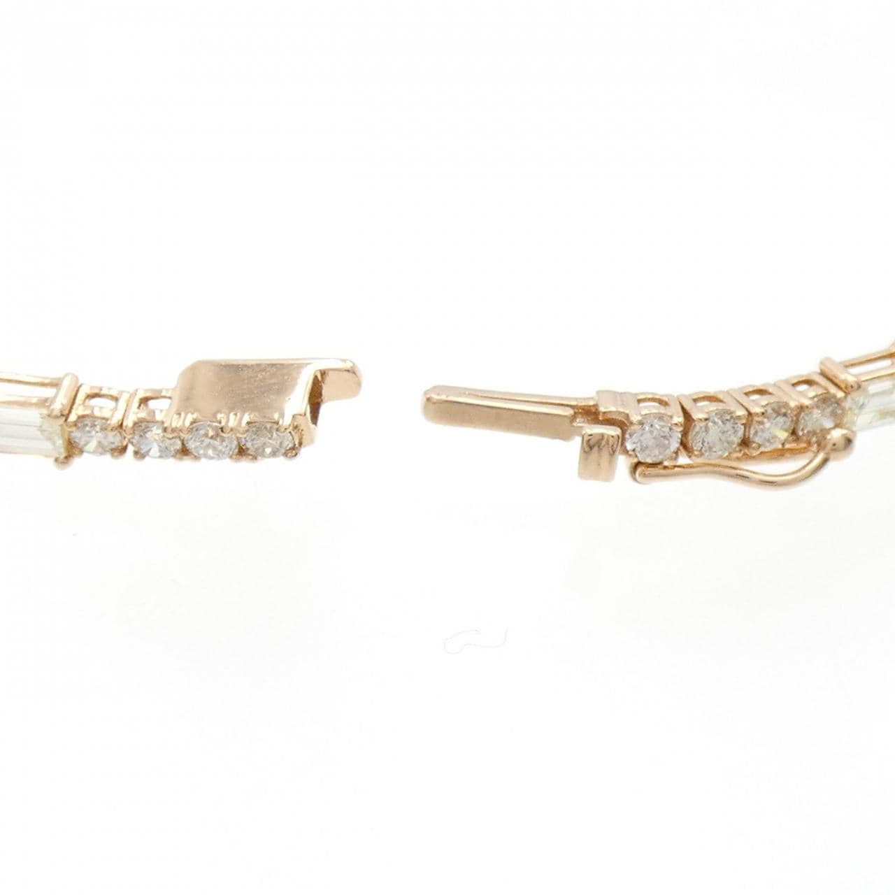 [新品] K18PG鑽石手鍊 3.80CT