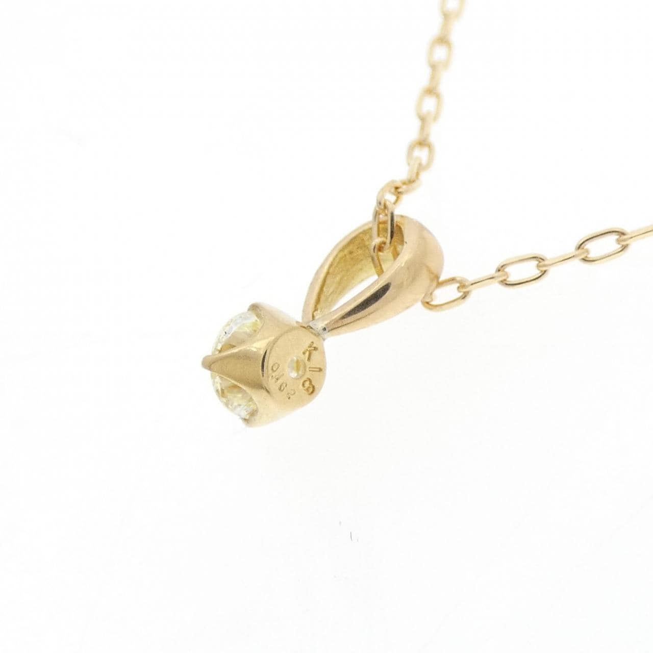K18YG ダイヤモンド ネックレス 0.162CT