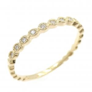 【リメイク】K18YG ダイヤモンド リング 0.10CT
