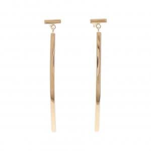 ティファニー Tワイヤー バー ピアス