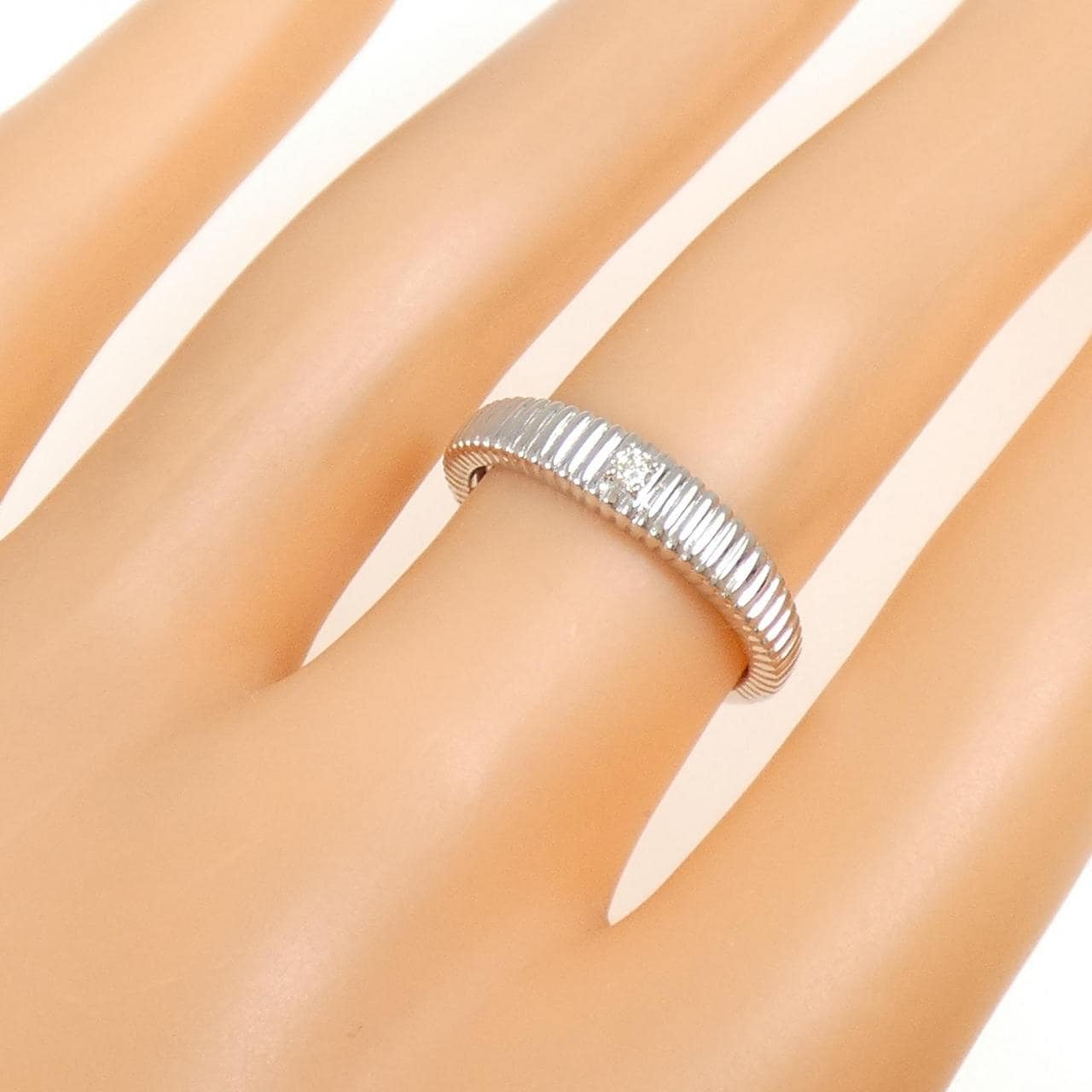 PT999 ダイヤモンド リング 0.03CT