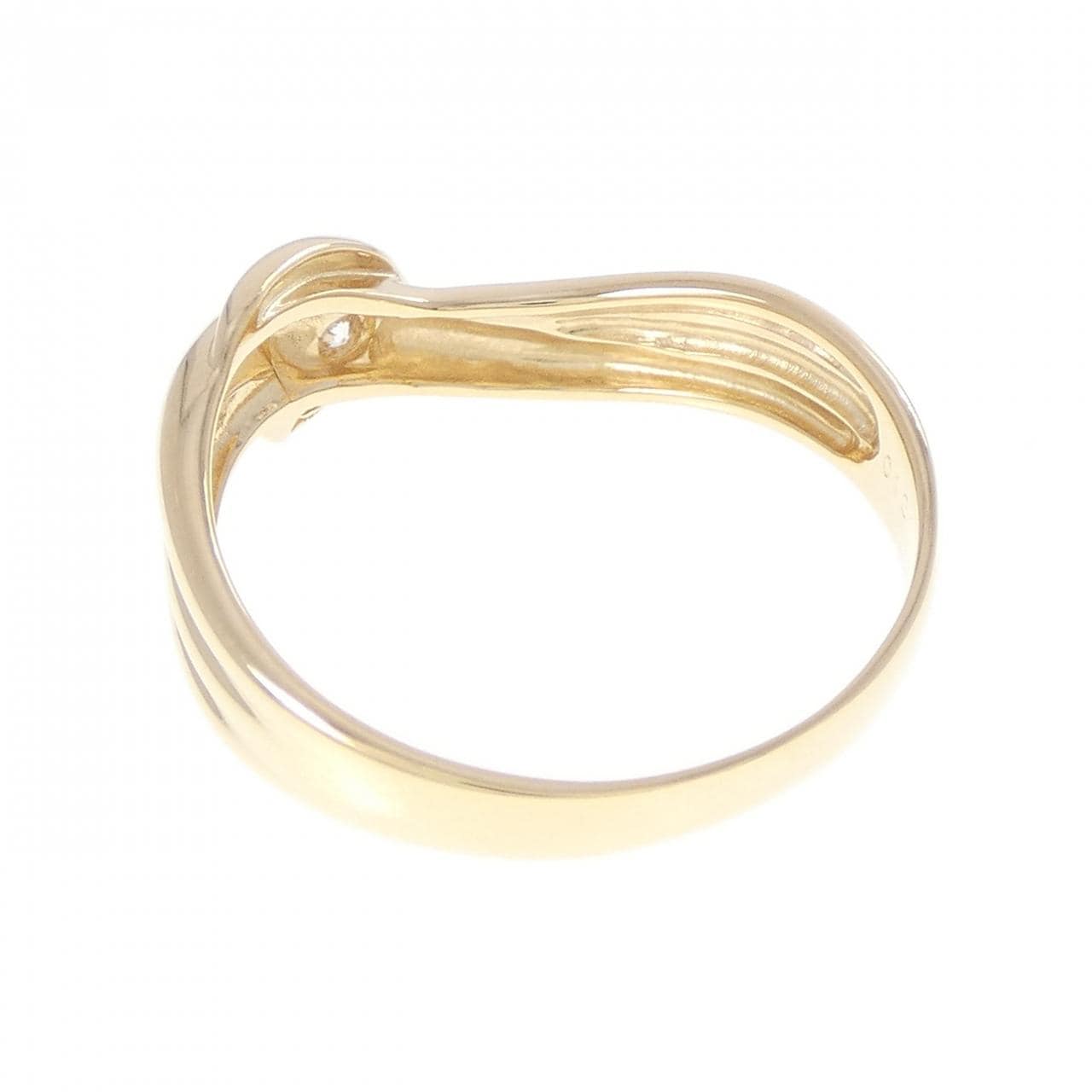 K18YG ダイヤモンド リング 0.12CT