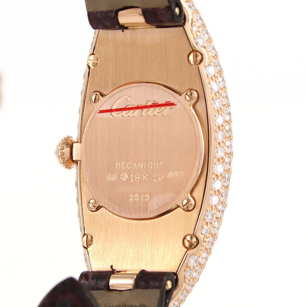 Cartier Baignoire Allongee PG/4D WB510831 PG/RG手动上弦