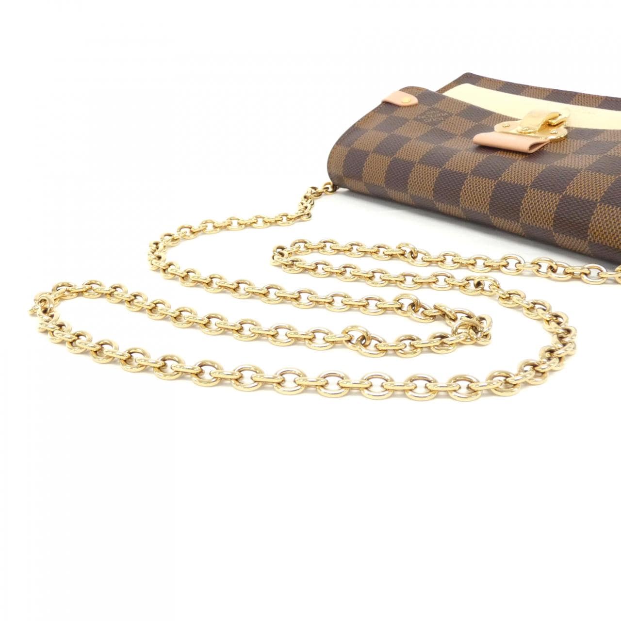 LOUIS VUITTON Damier Portefeuil Vavin 链条 N60237 链条钱包