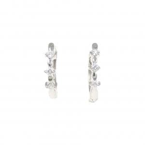 PT900 ダイヤモンド ピアス 0.04CT