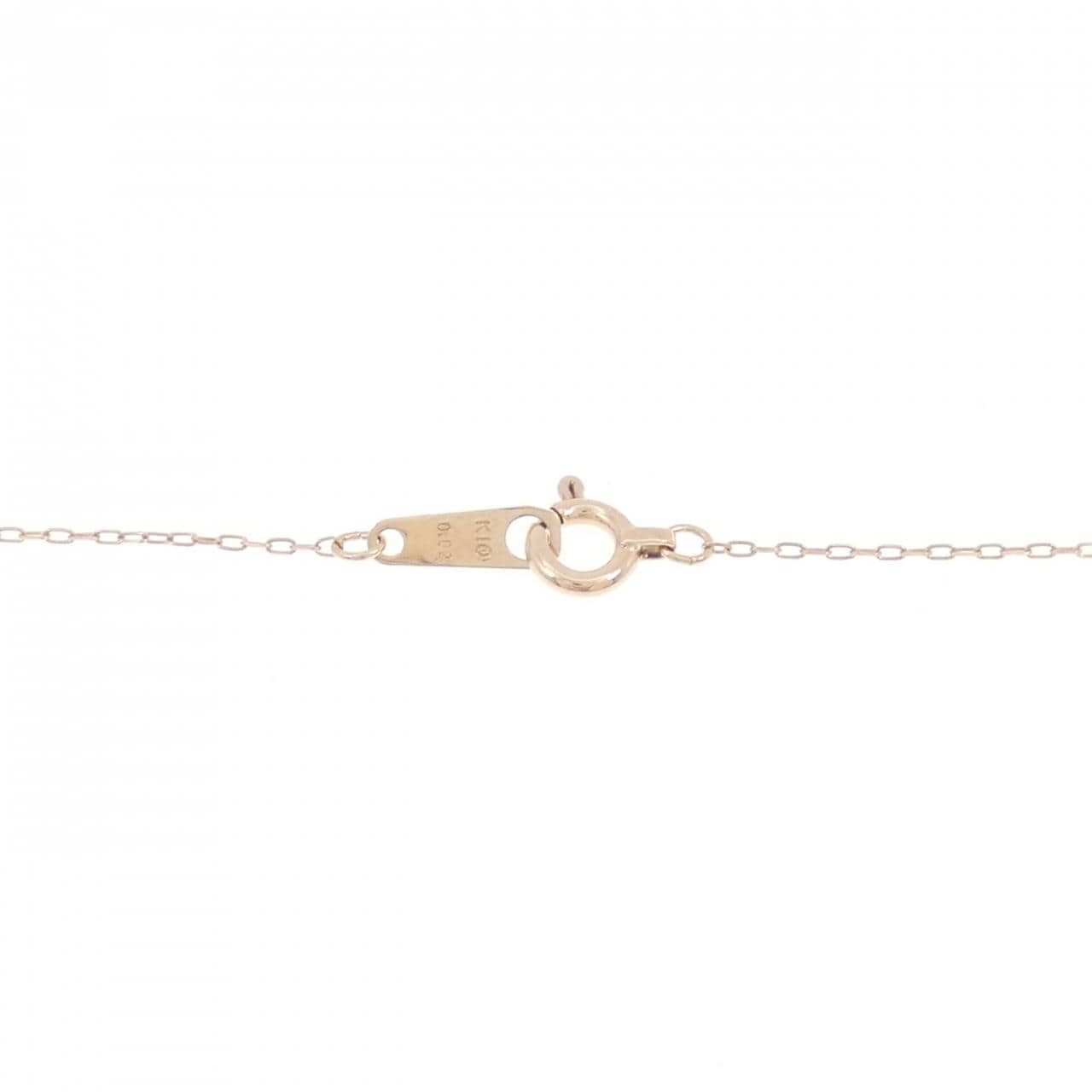 K10PG ダイヤモンド ネックレス 0.02CT