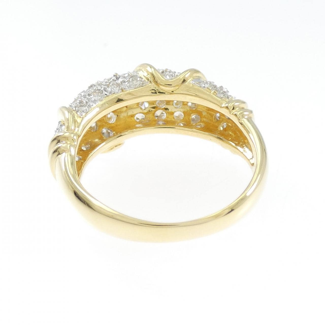 K18YG/K18WG ダイヤモンド リング 1.03CT