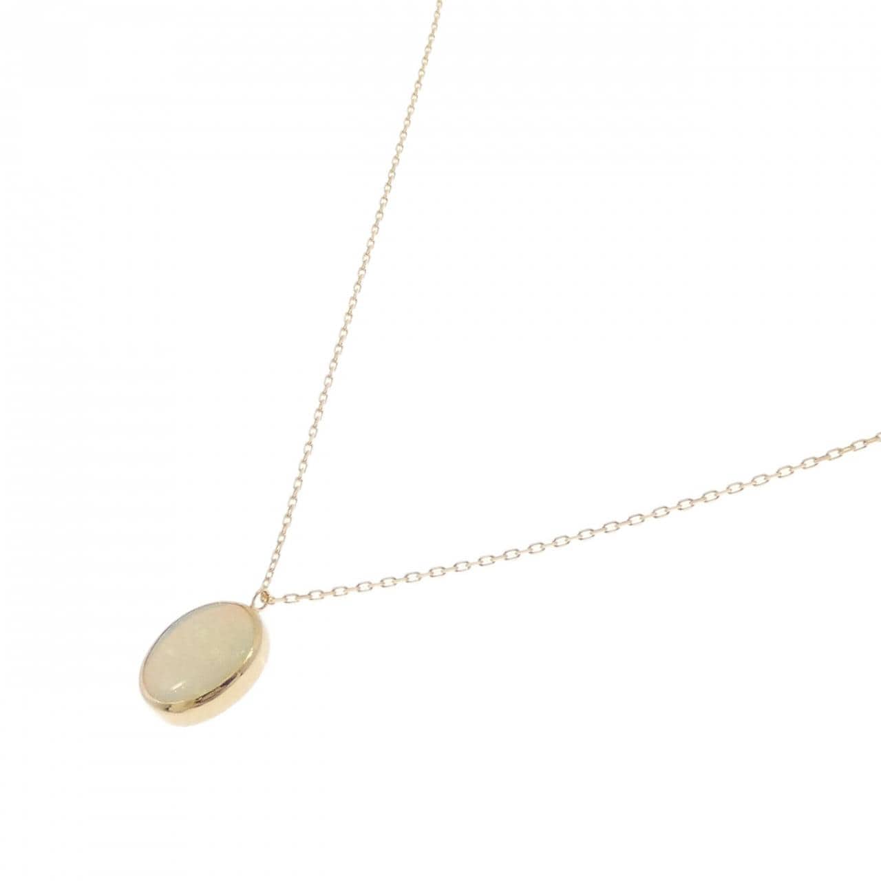 K18YG OPAL necklace