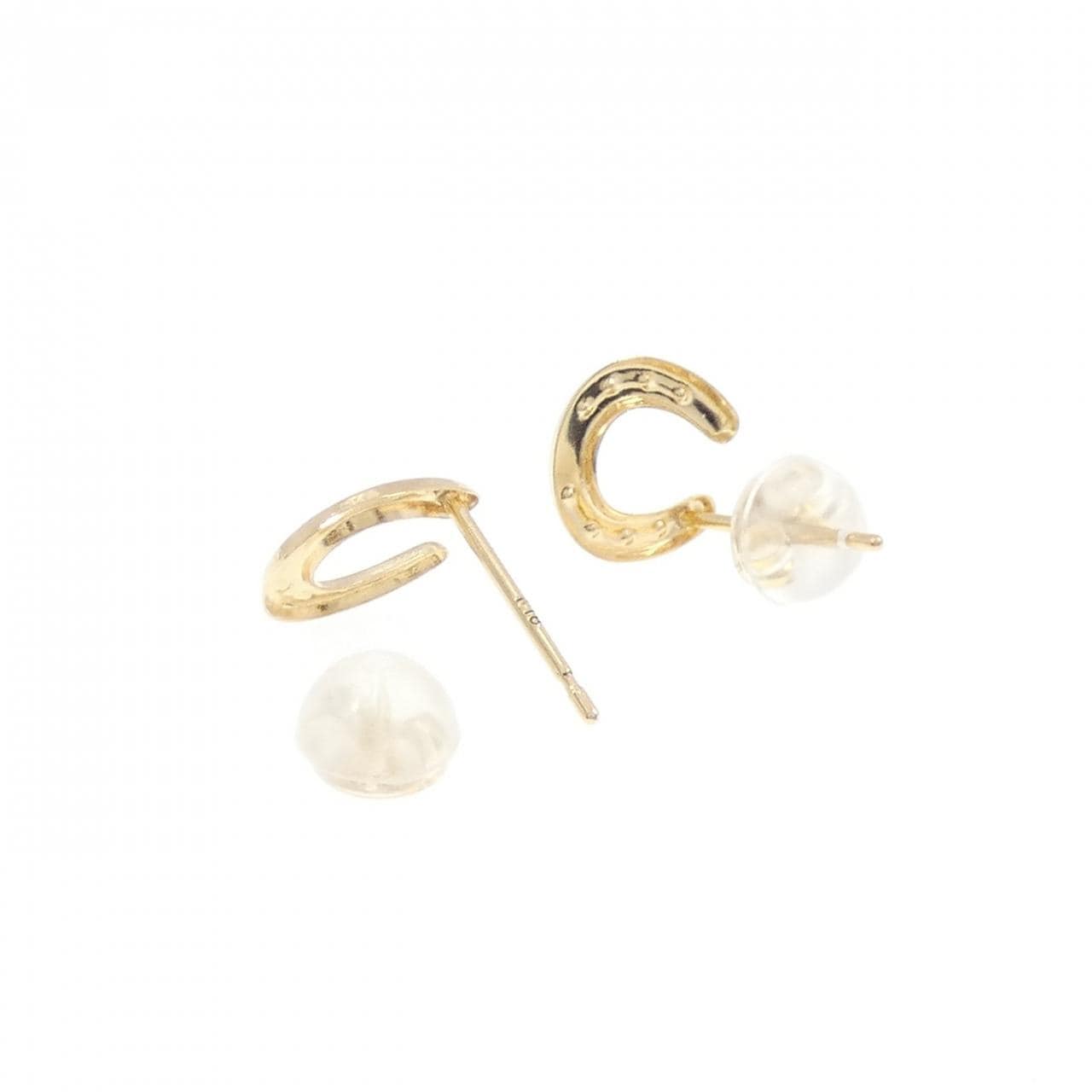 K18YG ホースシュー ピアス