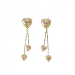 K18YG ハート ピアス