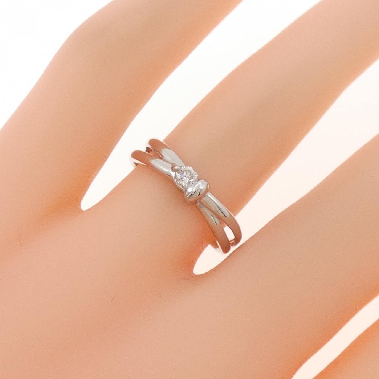 PT900 ダイヤモンド リング 0.10CT