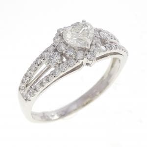 PT900 ハート ダイヤモンド リング 0.29CT