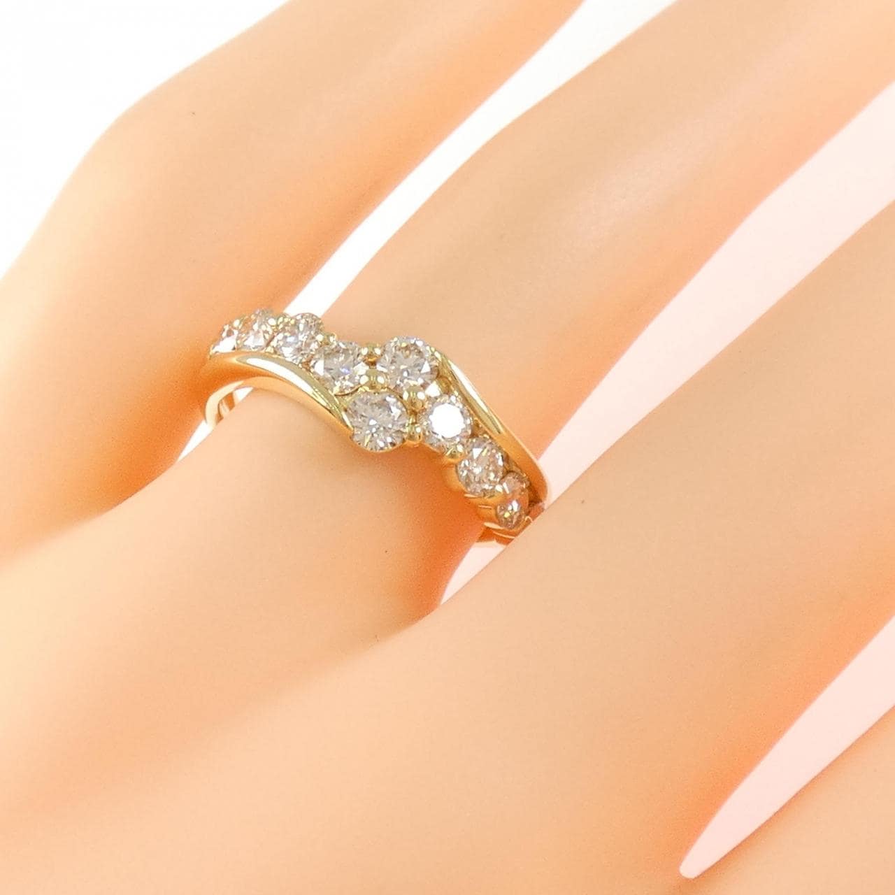 K18YG ダイヤモンド リング 1.00CT