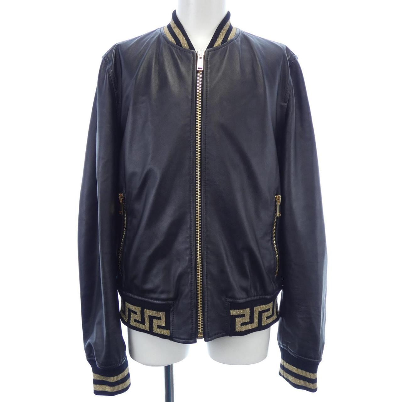 VERSACE leather jacket