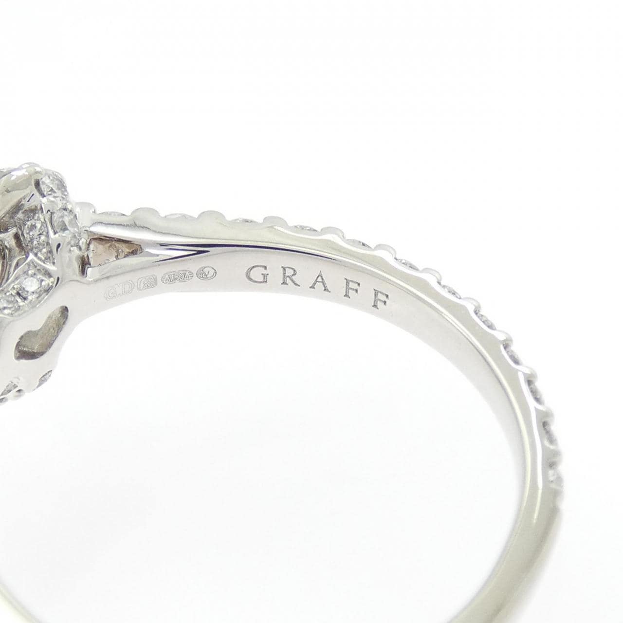 グラフ アイコン リング 0.51CT G VS1 ハートシェイプ