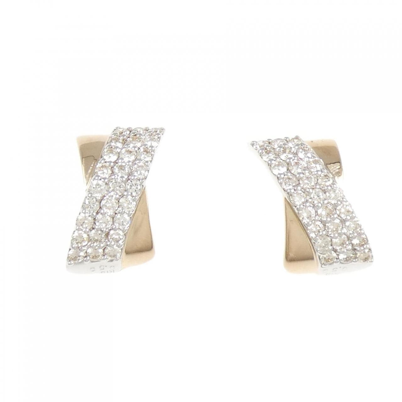 K18PG/K18WG Diamond Earrings 1.00CT