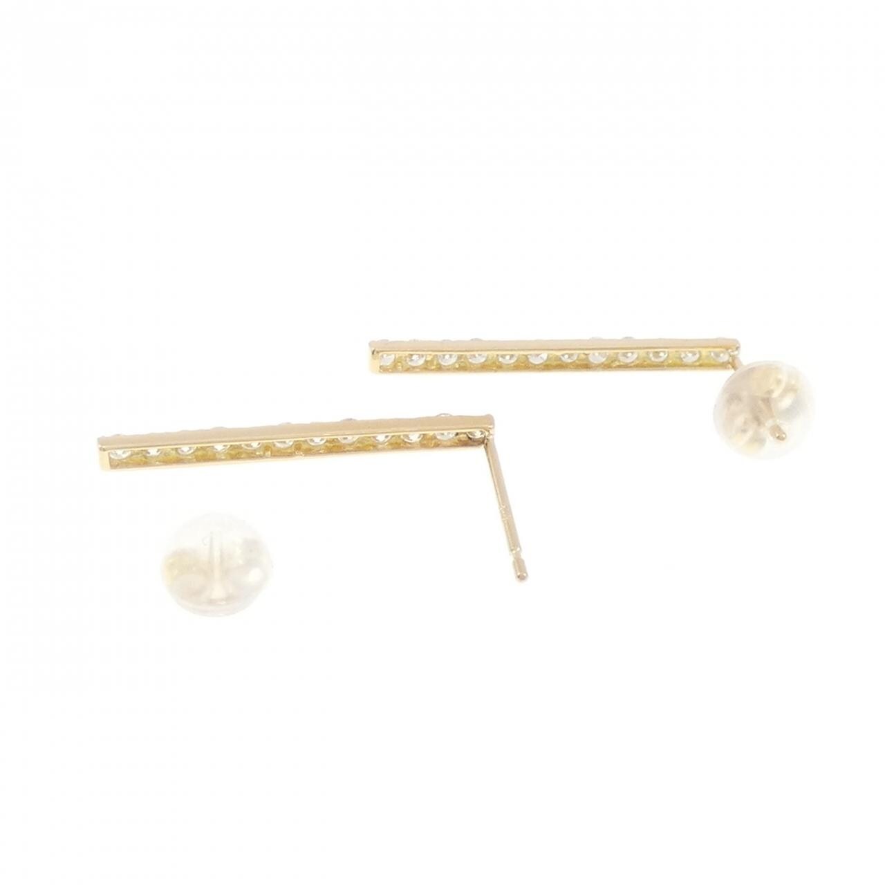 【リメイク】K18YG ダイヤモンド ピアス 0.40CT