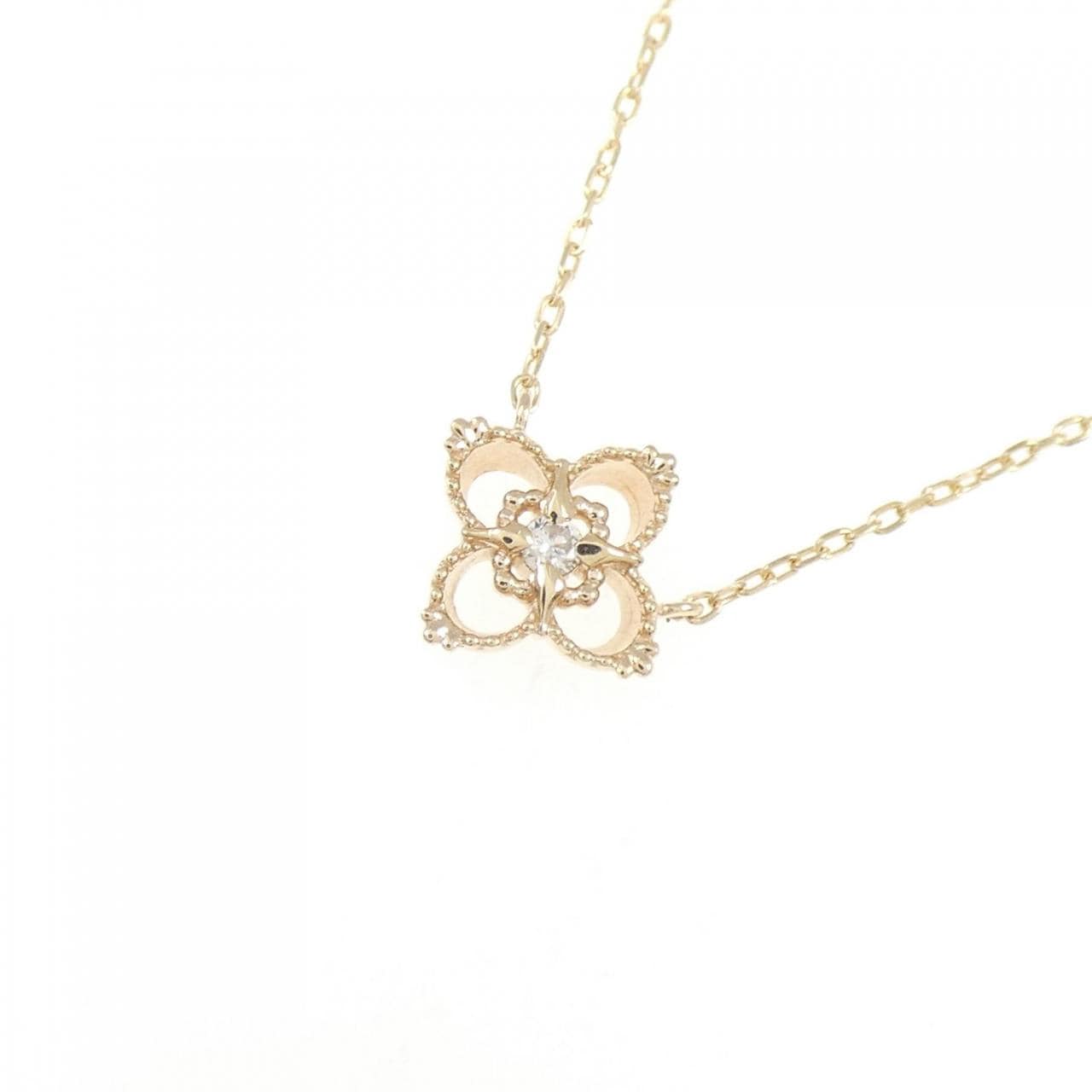 K10YG ダイヤモンド ネックレス