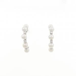 K18WG アコヤパール ピアス