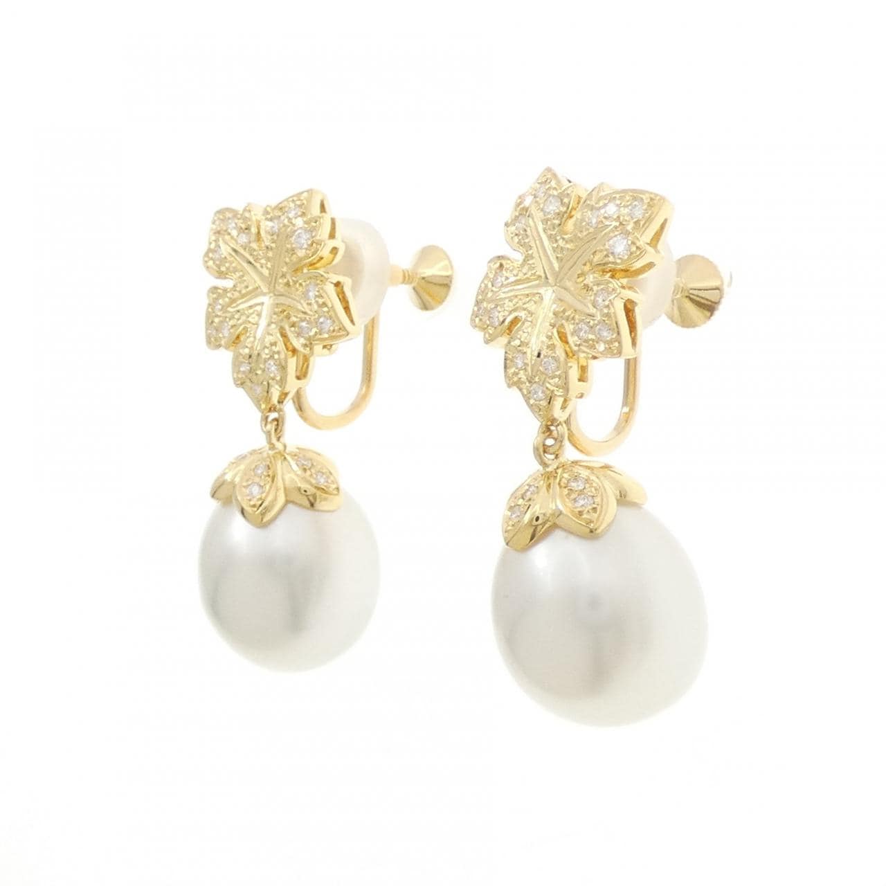 ミキモト 白蝶パール イヤリング