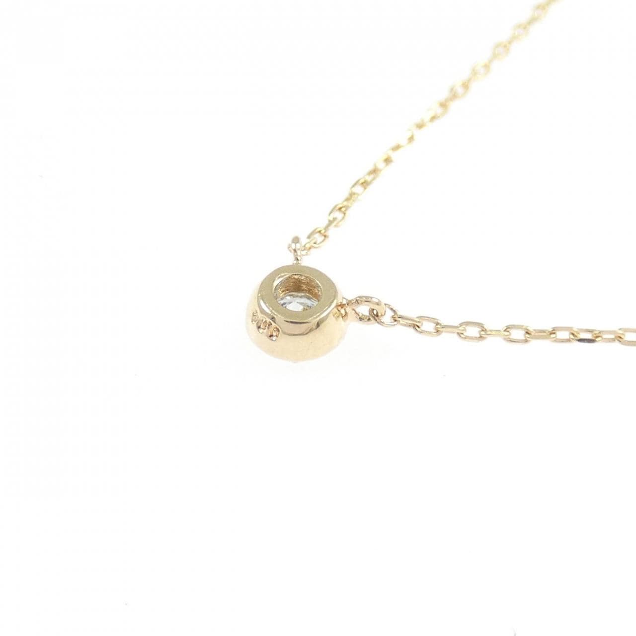 K10YG ダイヤモンド ネックレス 0.04CT