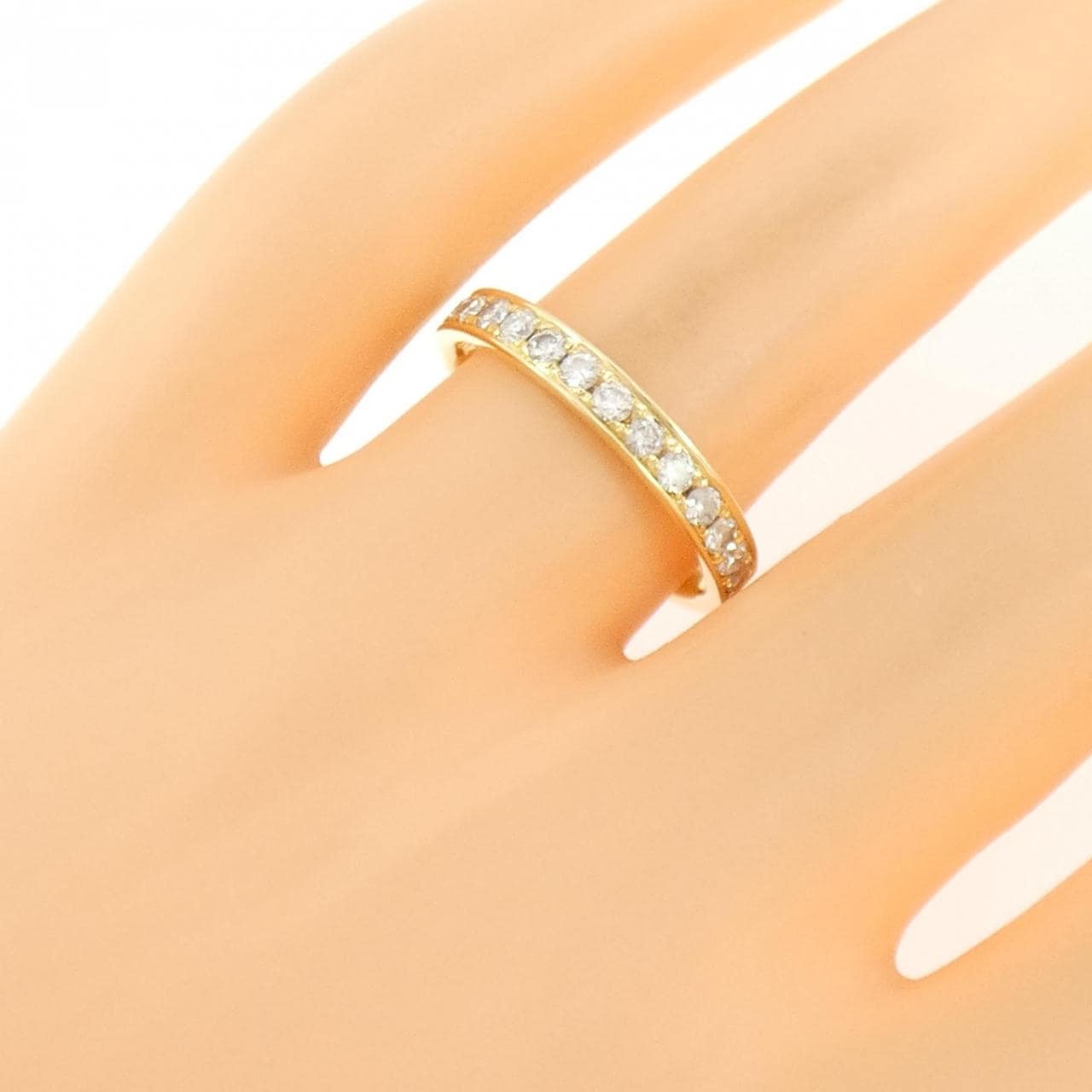 K18YG ダイヤモンド リング 0.42CT