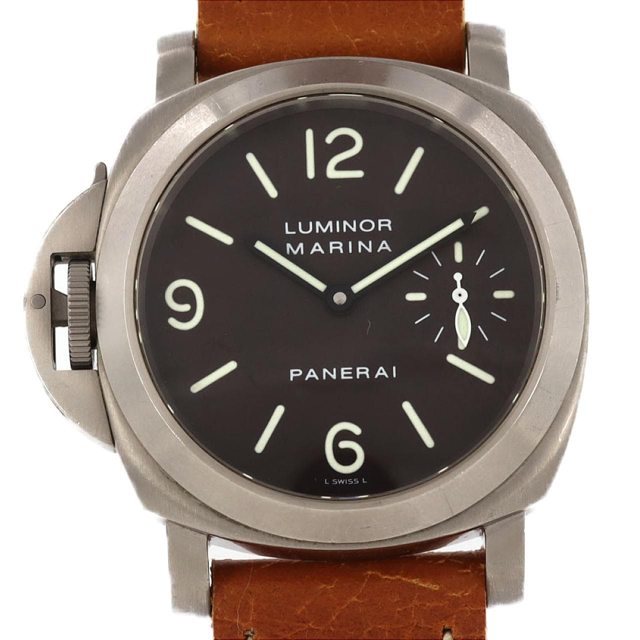 【ノーメンテナンス特価】パネライ ルミノールマリーナ･レフトハンド TI PAM00056 TI 手巻