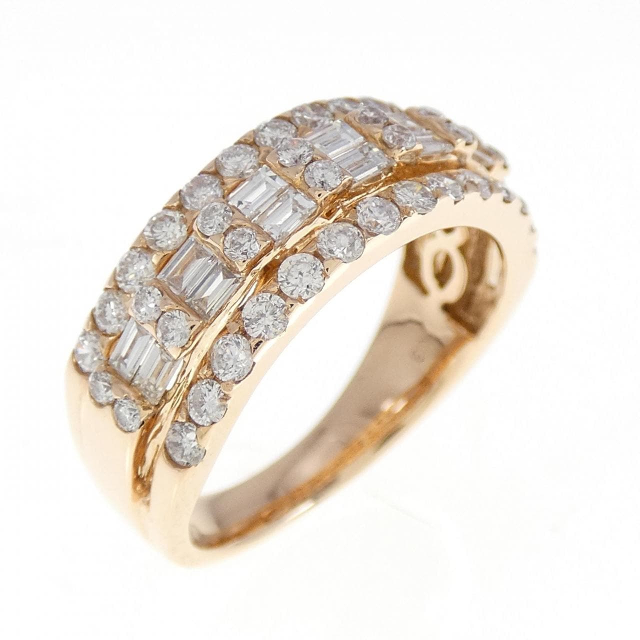 K18PG ダイヤモンド リング 1.00CT