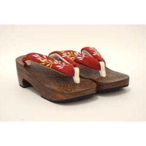 【新品】女下駄　ピドヒール　Ｍサイズ　ツバメ柳